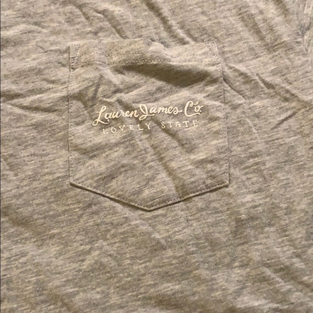 Lauren James shortsleeve gray tshirt! Never worn
